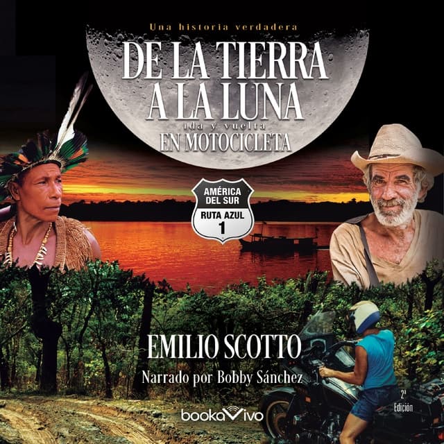 Portada de De la tierra a la luna en motocicleta