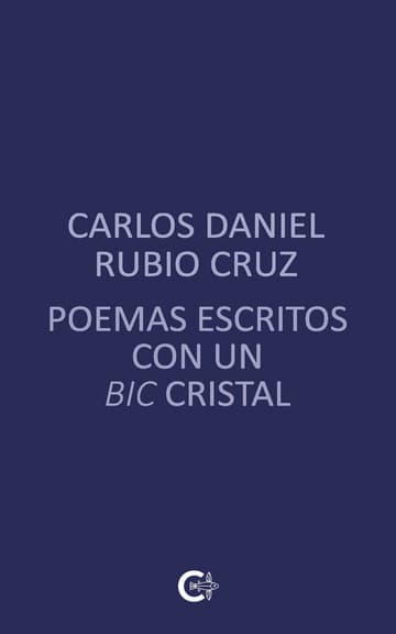 Cubierta de Poemas escritos con un BIC cristal