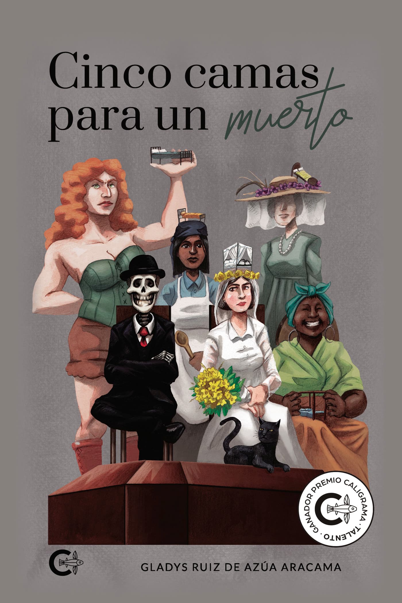 Cubierta de Cinco camas para un muerto