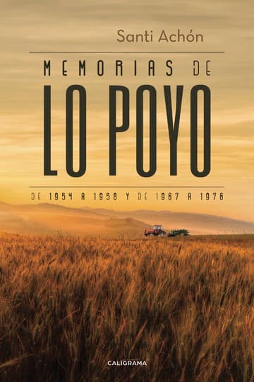 Cubierta de Memorias de Lo Poyo de 1954 a 1958 y de 1967 a 1976