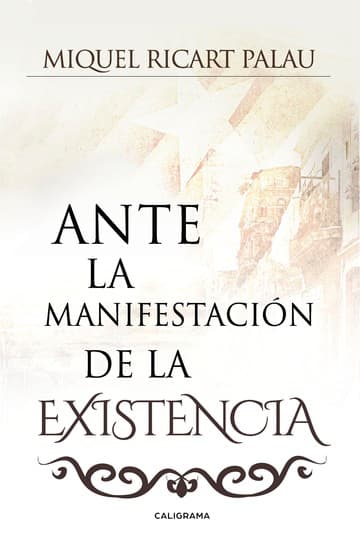 Cubierta de Ante la manifestación de la existencia