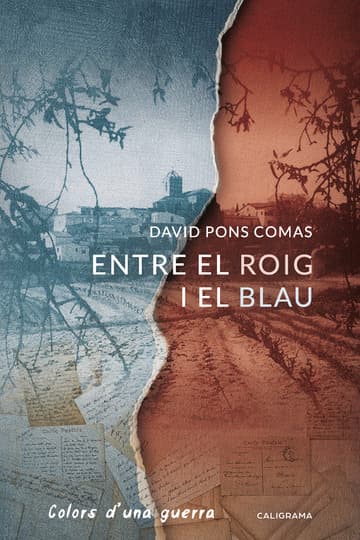 Cubierta de Entre el roig i el blau