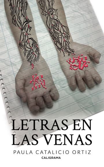 Cubierta de Letras en las venas