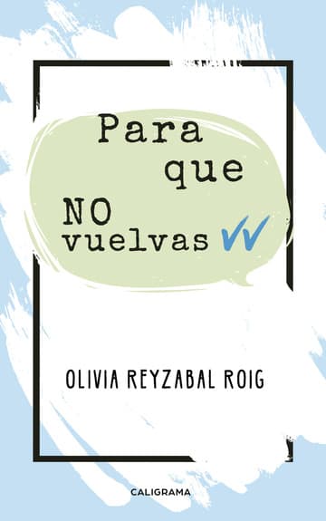 Cubierta de Para que no vuelvas