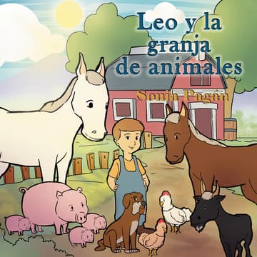 Cubierta de Leo y la granja de animales